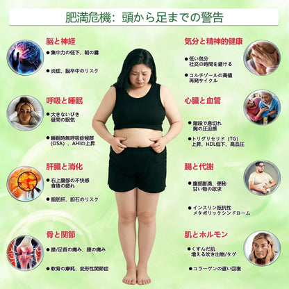 💜💜内臓脂肪対策サポート 👨‍⚕️👩‍⚕️CleraNaure® 7-in-1 メタボリック＆シェイプアップパッチ — 肥満、肌のたるみ、糖尿病、睡眠時無呼吸症候群、関節の悩み、その他健康上の懸念にアプローチ🛍️