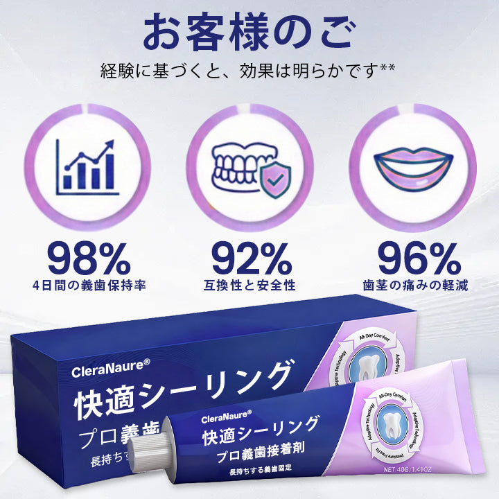 🦷CleraNaure® コンフォートシールプロ デンチャーアダーシブ🦷🦷